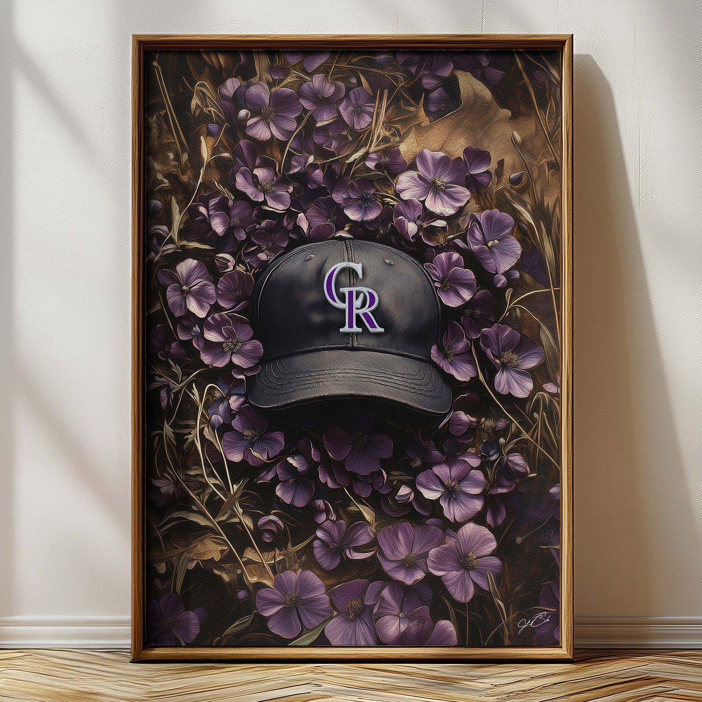 Colorado Rockies Floral Art Print