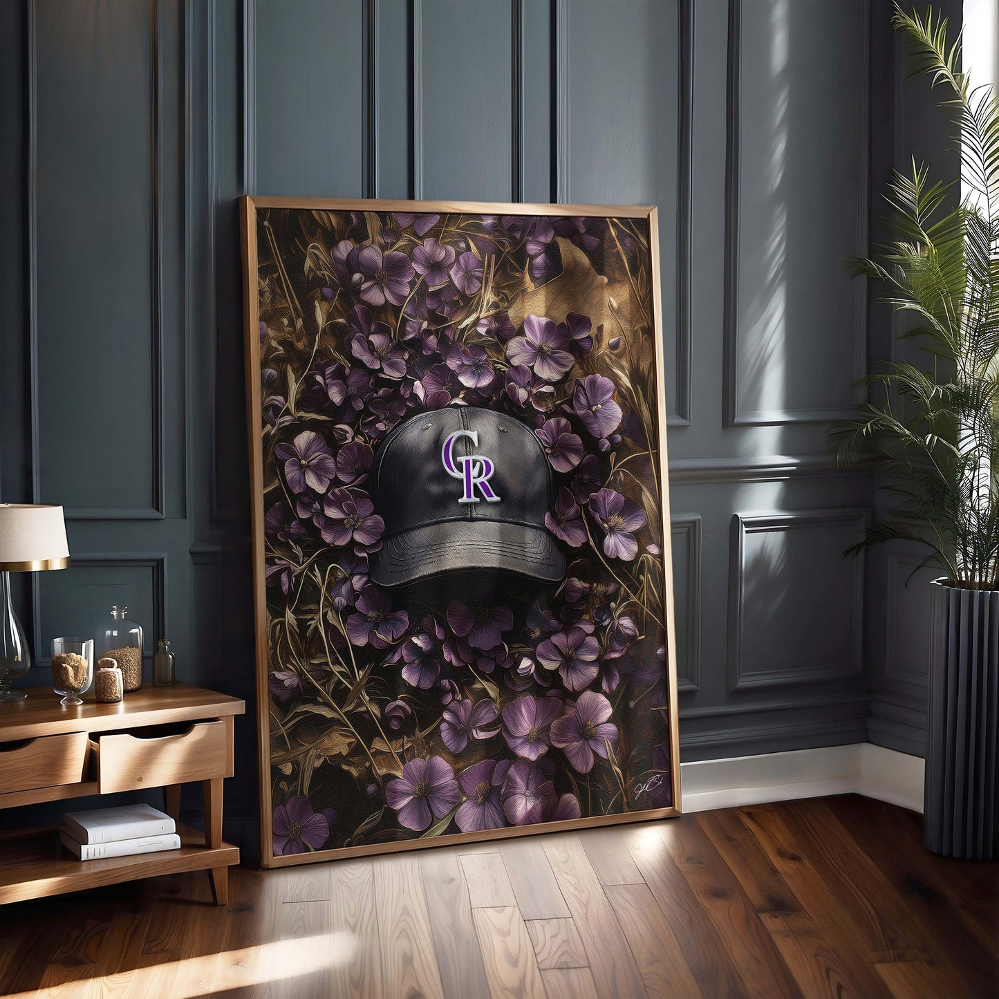 Colorado Rockies Floral Art Print