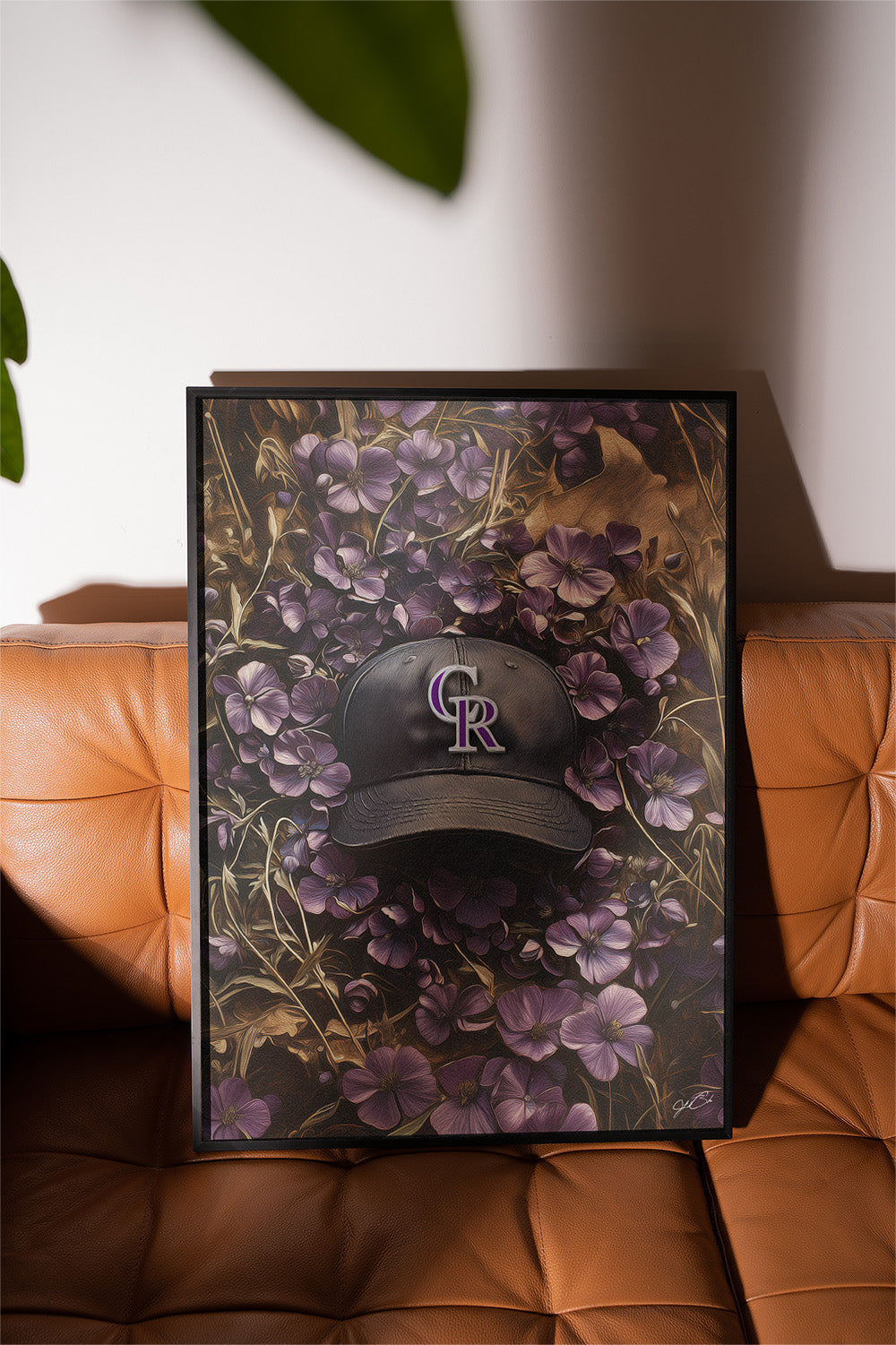Colorado Rockies Floral Art Print